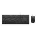 Lenovo Essential Wired Combo - Klávesnice a sada myši - USB - QWERTZ - česká - černá - hnědá krabice