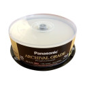 Panasonic ARCHIVAL GRADE Professional - 25 x BD-R - 50 GB 6x - Povrch potisknutelný inkoustem, tisknutelný vnitrní rozbocovac - disk (balení 4) - pro Discproducer PP-100, PP-100AP, PP-100N, PP-100NS, PP-50, PP-50BD