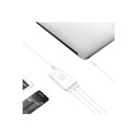 DICOTA Universal Notebook Charger USB-C - Síťový adaptér - 40 watt - výstupní konektory: 3 - bílá