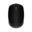 Logitech M171 Cestovní Optická 1 000 DPI Bezdrátová USB Černá-šedá