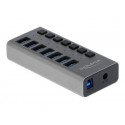 Delock - Rozbočovač - 7 x SuperSpeed USB 3.0 - desktop