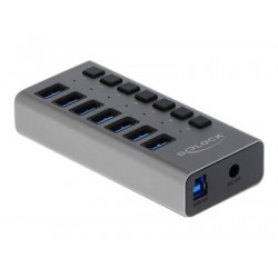 Delock - Rozbočovač - 7 x SuperSpeed USB 3.0 - desktop