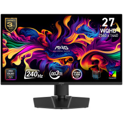 MSI Gaming MAG 271QP QD-OLED X24 26,5" 2560x1440 QD-OLED 0,03ms 240Hz 1000cd m2 1500000:1 HDMI DP VESA černý