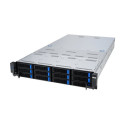 ASUS RS720-E11-RS12U - Server - instalovatelný do racku 2U - 2-smerný - bez CPU - RAM 0 GB - SATA PCI Express - vymenitelný za chodu 2.5", 3.5" zásuvka(y) - bez HDD - AST2600 - Gigabit Ethernet, 2.5 Gigabit Ethernet, 5 Gigabit Ethernet, 100 Gigabit Ethernet - žádný OS - monitor: žádný