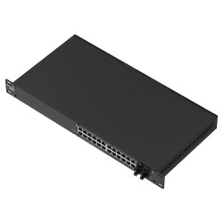 Teltonika SWM280 manažovaný switch, 24x GbE (12x PoE+), 4x SFP, L2+, 19" rack