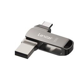 Lexar flash disk 256GB - JumpDrive D400 Dual USB-C & USB-A 3.1 (čtení až 130MB s)
