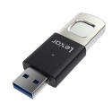 Lexar flash disk 64GB - Fingerprint F35Pro USB 3.2 (čtení zápis: 300 150MB s)