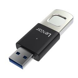 Lexar flash disk 64GB - Fingerprint F35Pro USB 3.2 (čtení zápis: 300 150MB s)