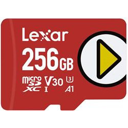 Lexar paměťová karta 256GB PLAY microSDXC™ UHS-I cards, čtení zápis 205 140 MBs