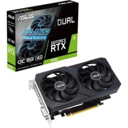 VGA ASUS Dual GeForce RTX 3050 V2 8GB GDDR6 OC
