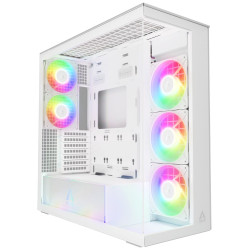ARCTIC skříň Xtender E-ATX 2x120mm ARGB fan 2xUSB USB-C čiré sklo bílá