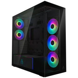 ARCTIC skříň Xtender E-ATX 2x120mm ARGB fan 2xUSB USB-C zrcadlové sklo černá