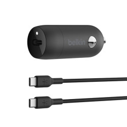 Belkin Car Charger 30W With PPS W PVC,C-C,1M Blk