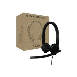 Logitech H570e - Náhlavní souprava - náhlavní - kabelové - USB-A - certifikováno pro Microsoft Teams