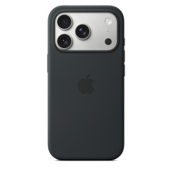 iPhone 17 Pro Silicone Case with MS – Black SK