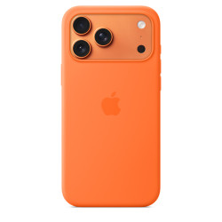iPhone 17 Pro Max Silicone Case w MS – Orange SK