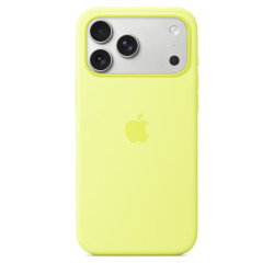 iPhone 17 Pro Max Silicone Case w MS–N.Yellow SK