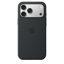 iPhone 17 Pro Max Silicone Case w MS – Black SK