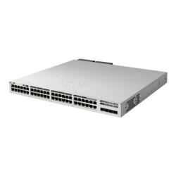 Cisco Catalyst 9300L - Network Essentials - přepínač - L3 - řízený - 48 x 10 100 1000 (PoE+) + 4 x 1 Gigabit Ethernet SFP+ - Lze montovat do rozvaděče - PoE+ (890 W) - s 10 let Network Essentials