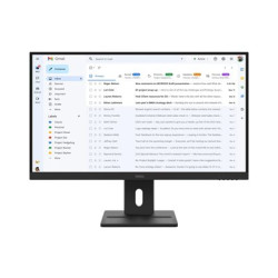 Lenovo ThinkVision E27-40 - LED monitor - 27" - 1920 x 1080 Full HD (1080p) - IPS - 300 cd m? - 1500:1 - 4 ms - HDMI, VGA, DisplayPort - reproduktory - havraní čerň