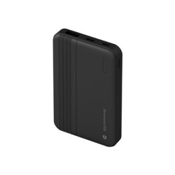 dbramante1928 re-charge - Power banka - 5000 mAh - 20 Watt - Apple 2.4A, BC 1.2, PD 2.0, PD 3.0, QC 2.0, QC 3.0 - 2 výstupní konektory (24 pin USB-C, USB typ A) - na kabelu: USB-C - černá