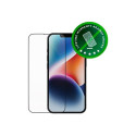 dbramante1928 Eco-shield - Ochrana obrazovky pro mobilní telefon - barva rámu černá - pro Apple iPhone 13, 13 Pro, 14, 16e, 17e