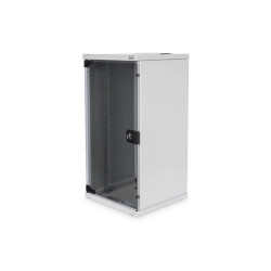 Digitus nástěnná skříňka 254 mm (10 ") 12U 592x312x300 mm, barva šedá (RAL 7035)