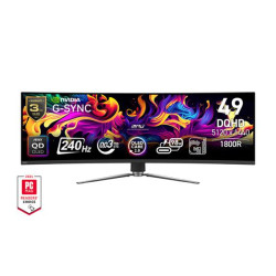 MSI MPG 491CQPX QD-OLED 49" 5120 x 1440 0,03ms 250nitů 1 500 000:1 240Hz    USB-C  