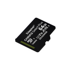 KINGSTON 64 microSDXC 100MB s Read, UHS-I Speed Class, U1, V10, A1 (64GB) - bez adaptéru