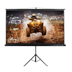 AVELI projekční plátno stativ, 265x149cm (16:9) 120", černý tubus