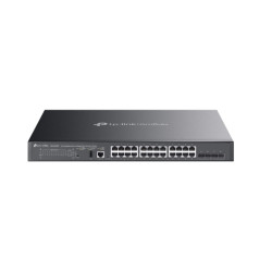 TP-Link SG5428XMPP Omada 24portový gigabitový stohovatelný switch Lite L3 se správou PoE++ a 4× 10G sloty