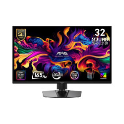 MSI Gaming monitor MAG 322UP QD-OLED E16 31,5" QD-OLED 3840x2160 UHD 165Hz 0,03ms 2xHDMI DP USB-C Výšk.nast. Pivot černá