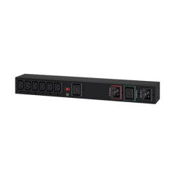 CyberPower Rack Mount Manual Bypass Switch PDU, 1x IEC C19 6x IEC C13, 16A