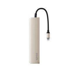 Epico 6v1 hliníkový USB-C 8K hub - hvězdná