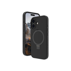dbramante1928 Iceland Ultra - Zadní kryt pro mobilní telefon - stojan - kompatibilita s MagSafe - D3O, plast - černá - pro Apple iPhone 16 Plus