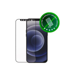 dbramante1928 Eco-shield - Ochrana obrazovky pro mobilní telefon - barva rámu černá - pro Apple iPhone 12, 12 Pro