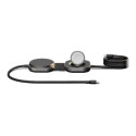 ZENS Pro 3 - Bezdrátová nabíjecí podložka - 140 Watt - 3 výstupní konektory (USB-C, magnetický) - Certifikace MFI