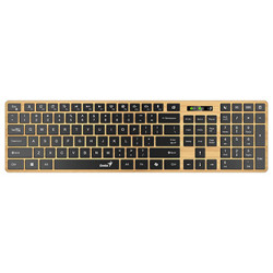 Genius Slimstar 7250BT Copilot klávesnice bezdrátová CZ SK, béžovo-černá