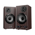Genius reproduktory SP-HF520BT, 20W, hnědý, dřevěné, AUX Bluetooth 5.3