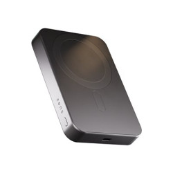 ZENS Pro 1 - Bezdrátová power banka - slim - 10000 mAh - 15 watt - na kabelu: USB-C - cerná