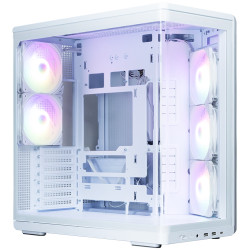 Zalman skříň P60 ATX 5x120mm ARGB fan 2xUSB 3.0 USB-C panoramatická bílá