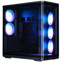 Zalman skříň P60 ATX 5x120mm ARGB fan 2xUSB 3.0 USB-C panoramatická černá