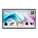 MSI přenosný ultra tenký monitor PRO MP165 E6, 15,6" IPS 1920 x 1080 FHD 60Hz 4ms 2xUSB-C HDMI černá