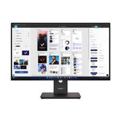 Lenovo ThinkVision T32UD-40 - LED monitor - 32" (31.5" zobrazitelný) - 3840 x 2160 4K @ 75 Hz - IPS - 350 cd m? - 1500:1 - 4 ms - HDMI, DisplayPort, USB-C - černá eclipse