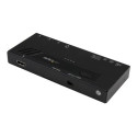 Startech 4 Port HDMI Switch - 4K with Fast Switching, Auto-Sensing & Serial Control - Automatic 4x1 HDMI Video Switcher Box (VS421HD4KA) - Spínac video audio - 4 x HDMI - desktop