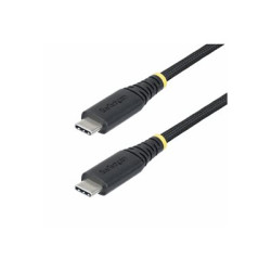 StarTech 1m USB-C Charging Cable, 240W, Silicone Jacket w Braid - USB kabel - USB-C (M) do USB-C (M) - USB 2.0 - 48 V - 5 A - 1 m - technologie Extended Power Range (EPR), napájení USB (240 W) - cerná