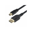 StarTech Mini DP to DisplayPort 1.4 Cable 8K 60Hz HBR3 4K - Kabel DisplayPort - Mini DisplayPort (M) do DisplayPort (M) s jazýckem - Displayport 1.4 Thunderbolt 2 - 3.1 m - podpora 8K60Hz (7680 x 4320), podpora 4K120Hz (3840 x 2160) - cerná