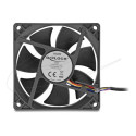 Delock - Ventilátor skríne - axiální - 80 mm - cerná