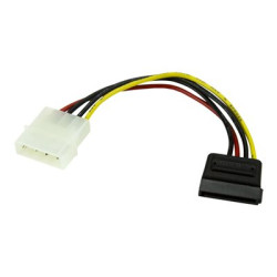 StarTech 6in 4 Pin LP4 to SATA Power Cable Adapter - LP4 to SATA - 6in LP4 to SATA Cable - 4 pin to SATA power - Elektrický kabel - SATA napájení (M) do 4 pinové interní napájení (M) - 0.2 m - pro P N: BRACKET125PTP, PEXUSB311AC3, PEXUSB312A1C1H, PEXUSB312A2C2V, PEXUSB314A2V2