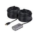 Startech USB Extender Hub, 24m USB 2.0 Extension Cable with 4-Port USB Hub, Active Bus Powered USB Repeater Cable, Optional 10W Power Supply Included - USB-A Hub w ESD Protection (U02442-USB-EXTENDER) - Rozbocovac - 4 x USB 2.0